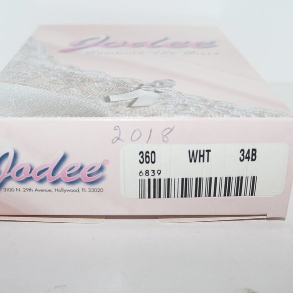 Jodee white bra size 34B W/box no inserts - Picture 5 of 5